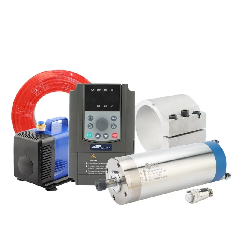 2.2Kw Water Cooled Spindle Kit Vfd - 2,2 kW ER20 wassergekühlter Frässpindelmotor +