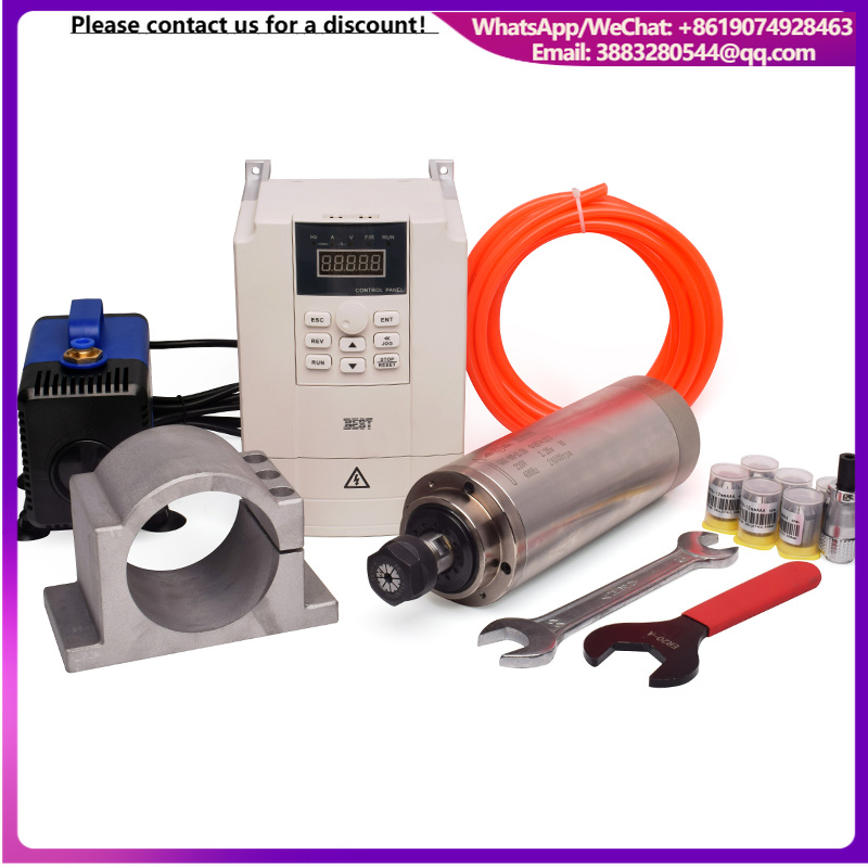 Günstiger Preis, hohe Geschwin – 2.2Kw Water Cooled Spindle Kit Vfd Bewertung und Preis