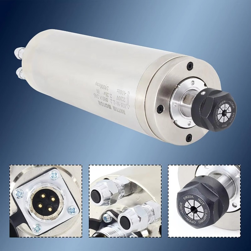 CNC-Fräser-Set, wassergekühlte – 2.2Kw Water Cooled Spindle Kit Vfd Bewertung und Preis