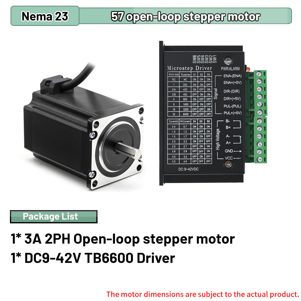 Nema23 57mm Schrittmotor-Kit m – Nema 23 Closed Loop Stepper Motor Driver Kit Bewertung und Preis
