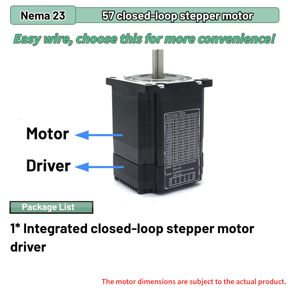 Nema23 57mm Schrittmotor-Kit m – Nema 23 Closed Loop Stepper Motor Driver Kit Bewertung und Preis